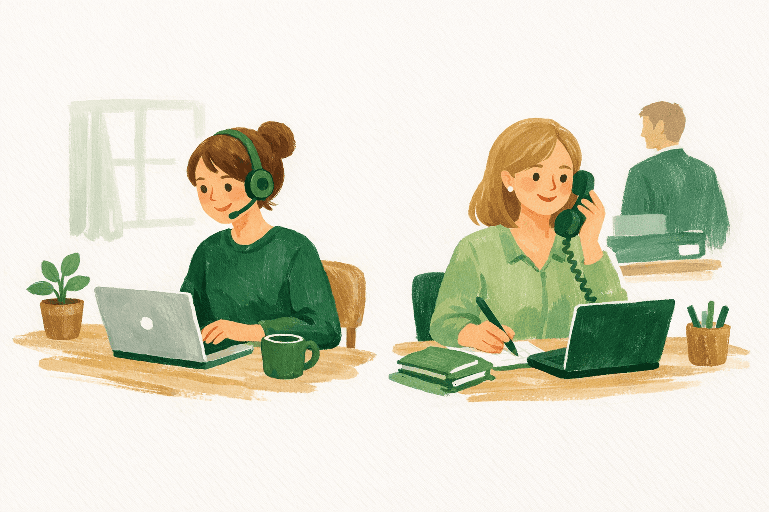 Assistente virtual vs. secretária terceirizada