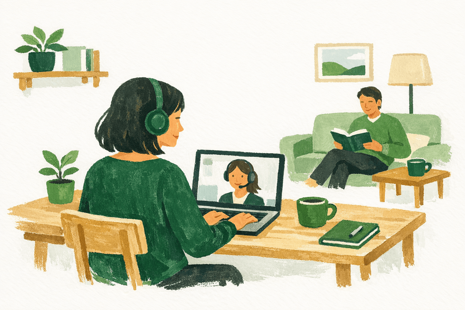 O futuro da secretária remota com IA