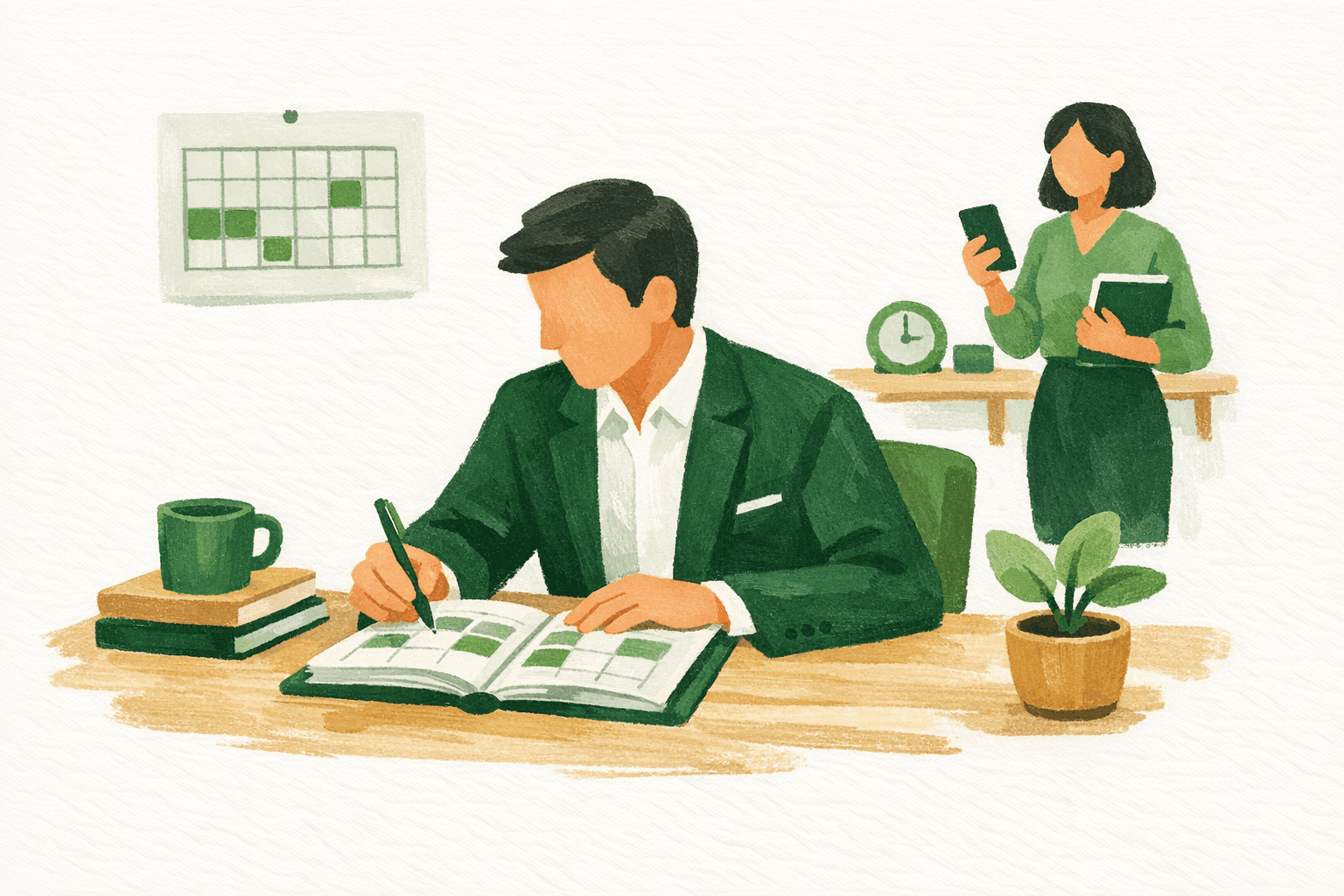 Como organizar sua agenda se voce e executivo