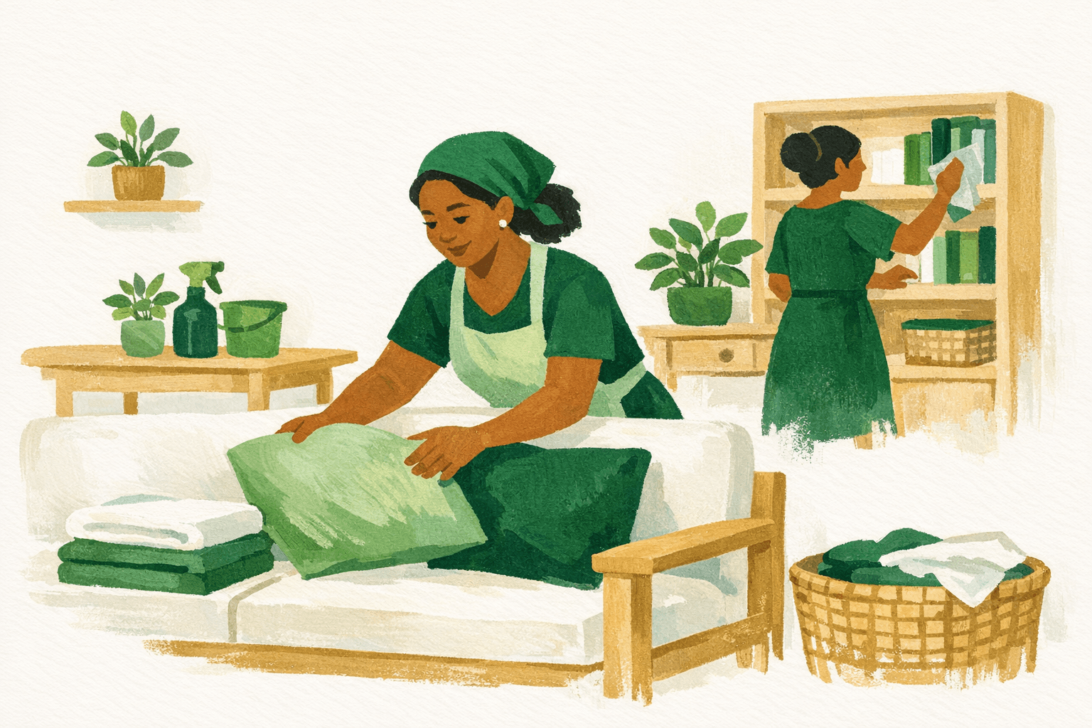 Secretária do lar: organização residencial