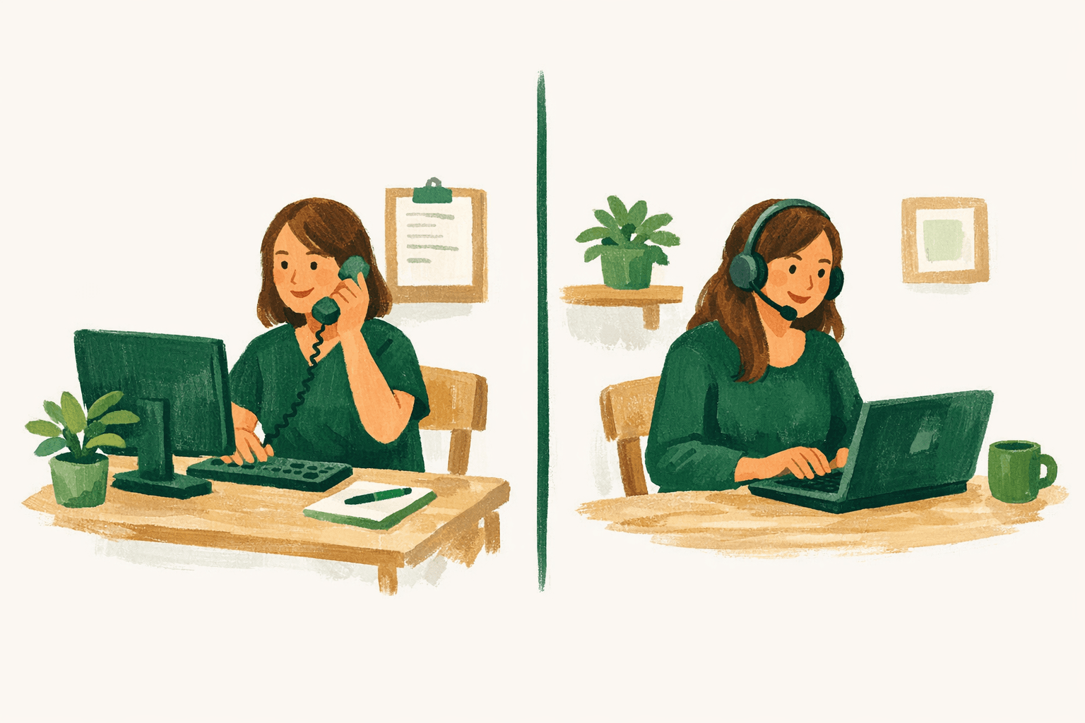 Secretária médica: presencial ou virtual?