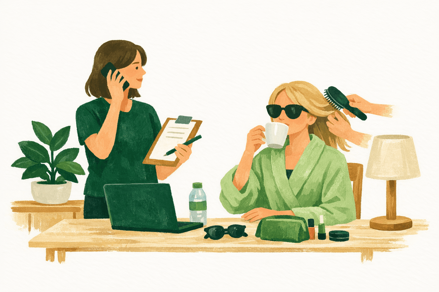 O que faz o assistente pessoal de celebridades?