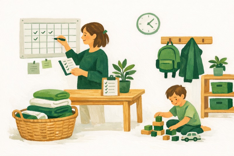 Rotina Familiar Organizada: 4 Sistemas Que Funcionam
